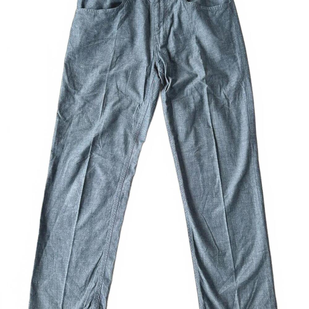 Columbia Omni-Shade Men's Light Blue Grey Chino 100% Cotton Pants - 32W 32L